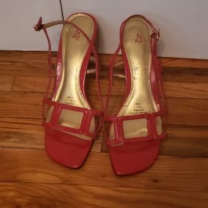 Life Stride Red Heels 10M